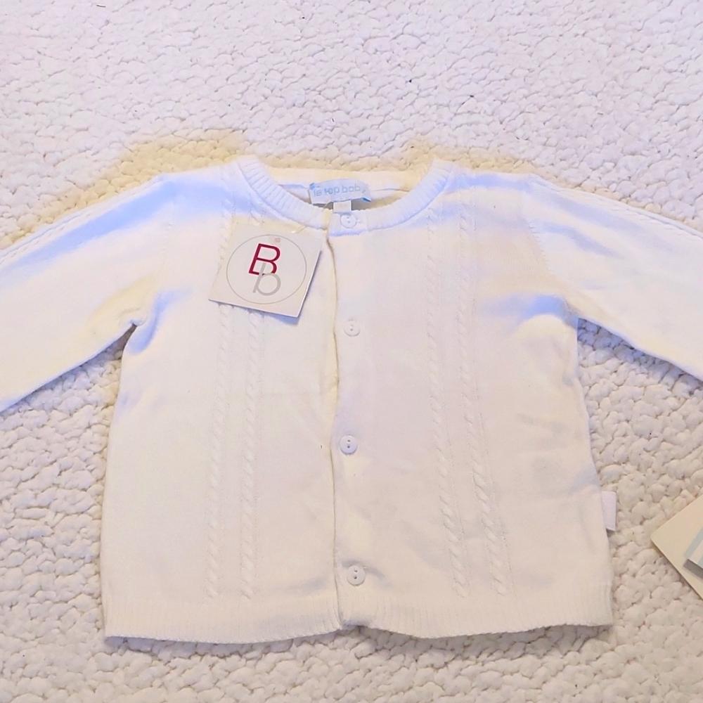 Le top white knit sweater